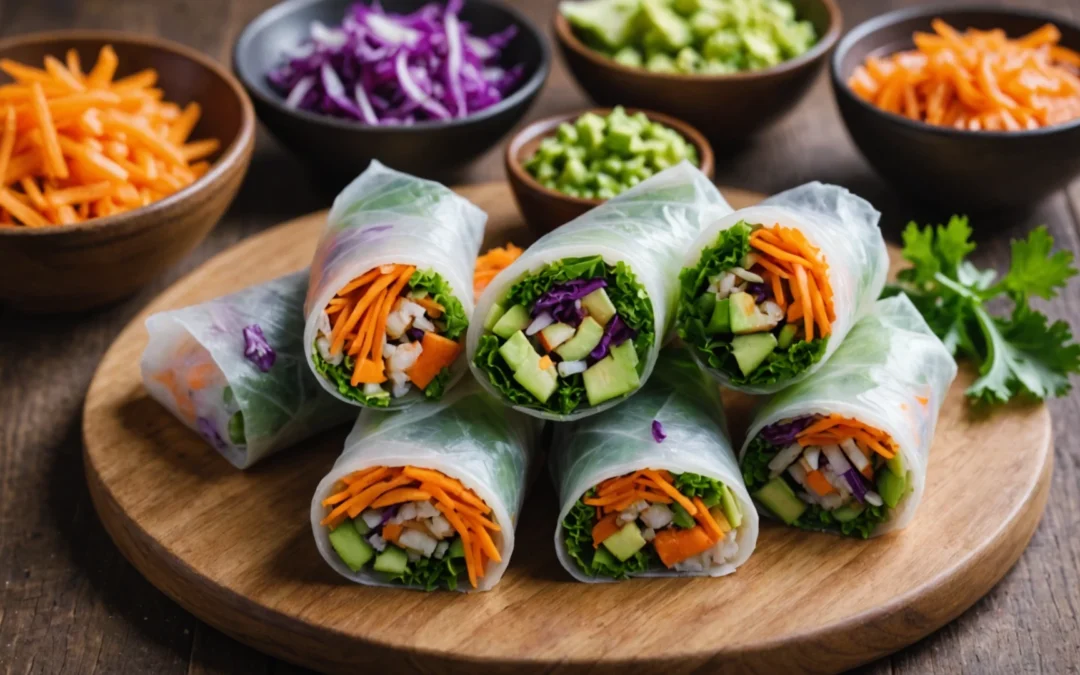 Découvrez le rouleau printemps vegan : un concentré de santé et de fraîcheur