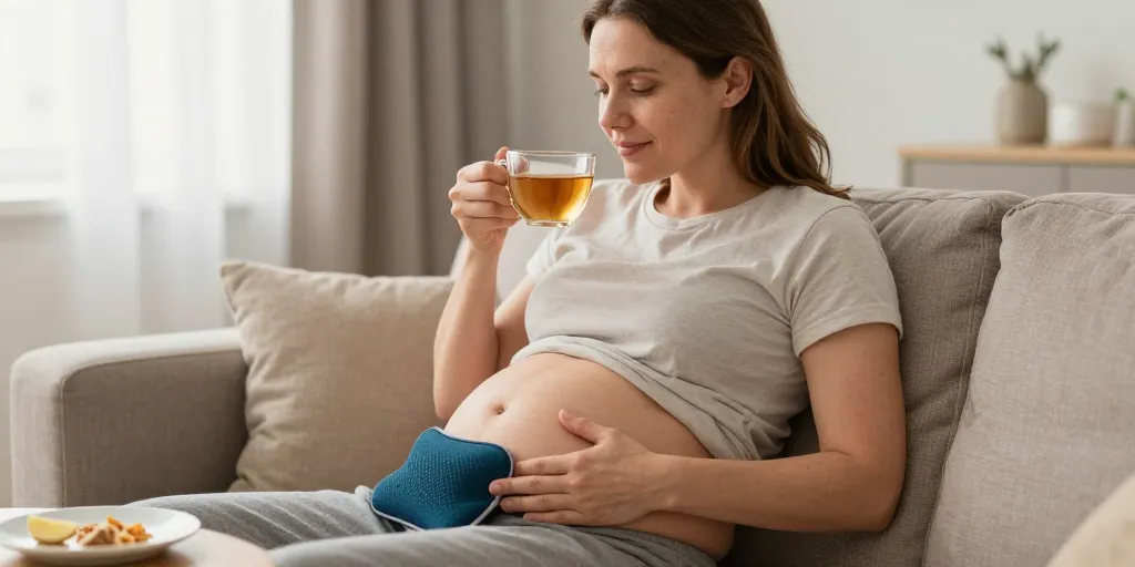 ventre très gonflé après repas
