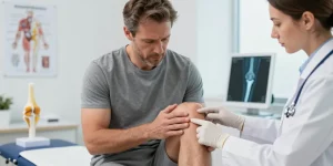 douleur interne genoux droit