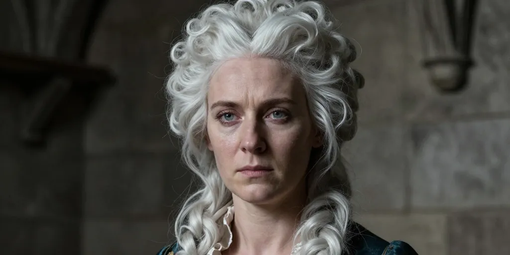 marie antoinette cheveux blanc