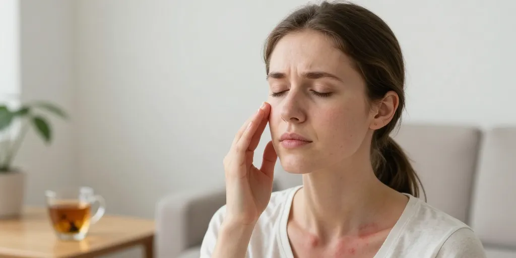 urticaire cholinergique stress